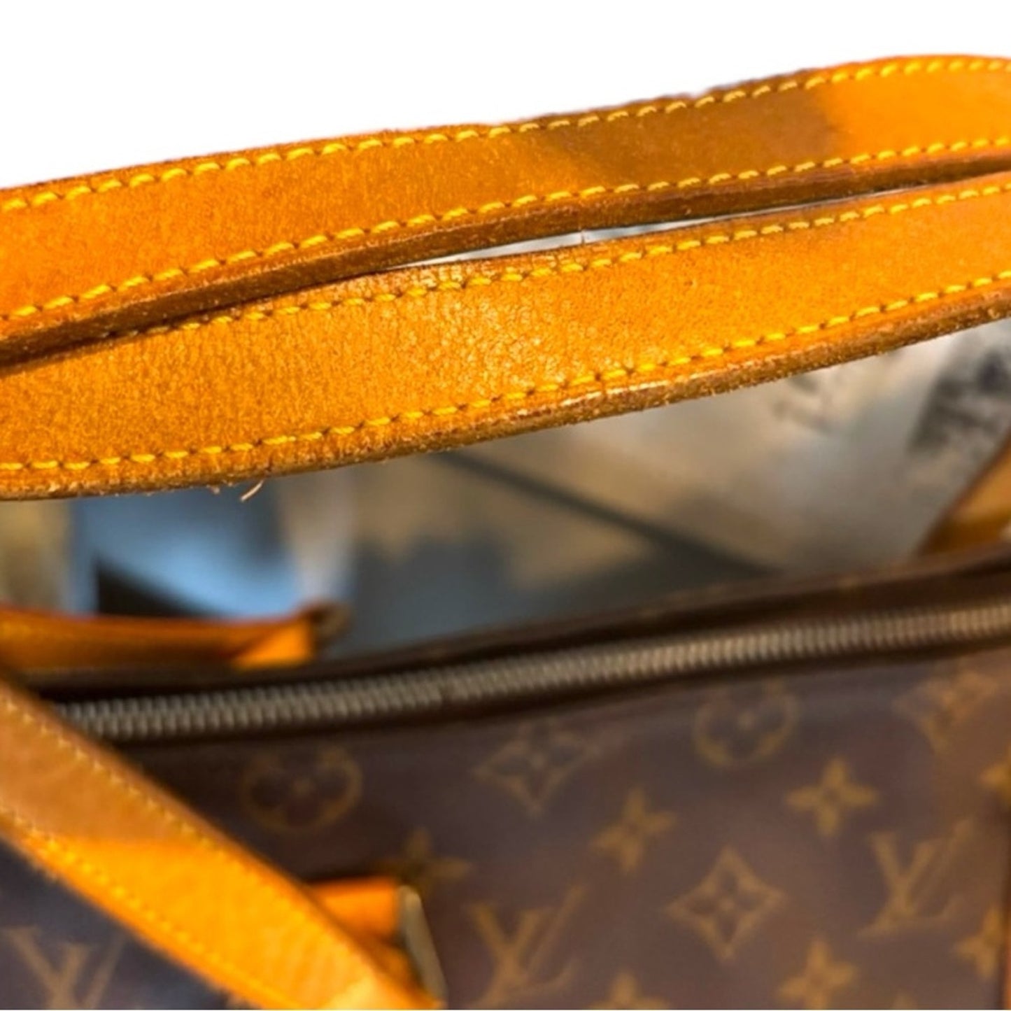 Louis Vuitton Monogram Cabas Mezzo Tote – Vintage Classic with COA