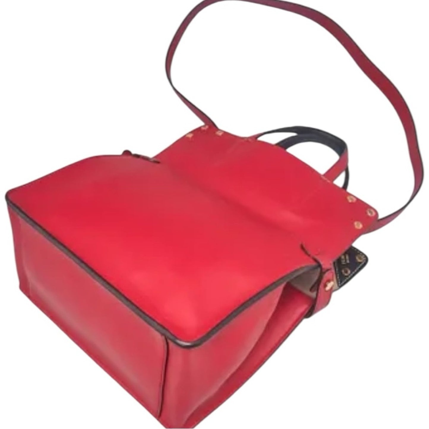 Fendi RARE & DISCONTINUED Grace Medium Flip Bag Red Tri-Color Leather