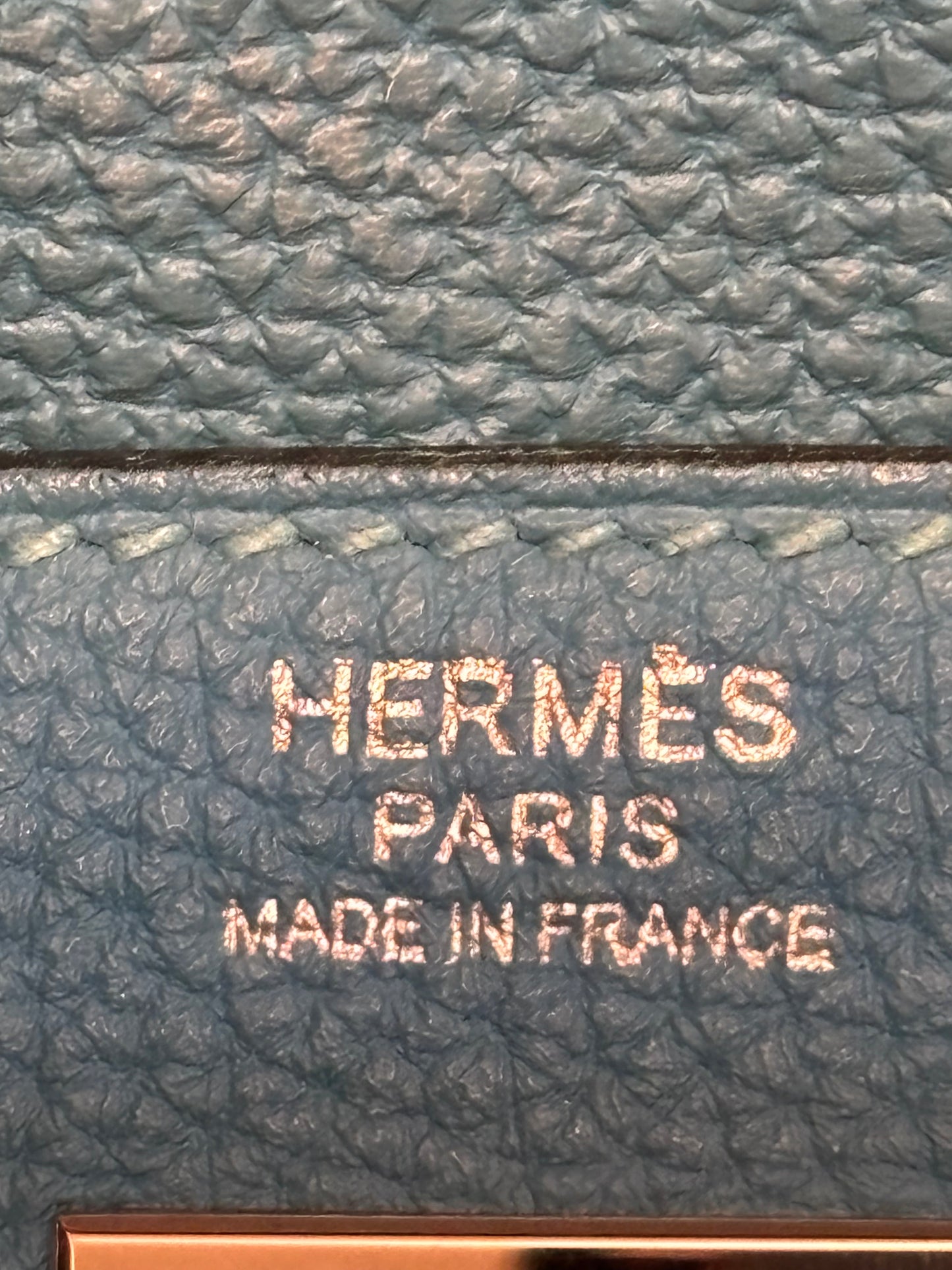 Hermes Kelly 32 BLUE IZMIR CLEMENCE
