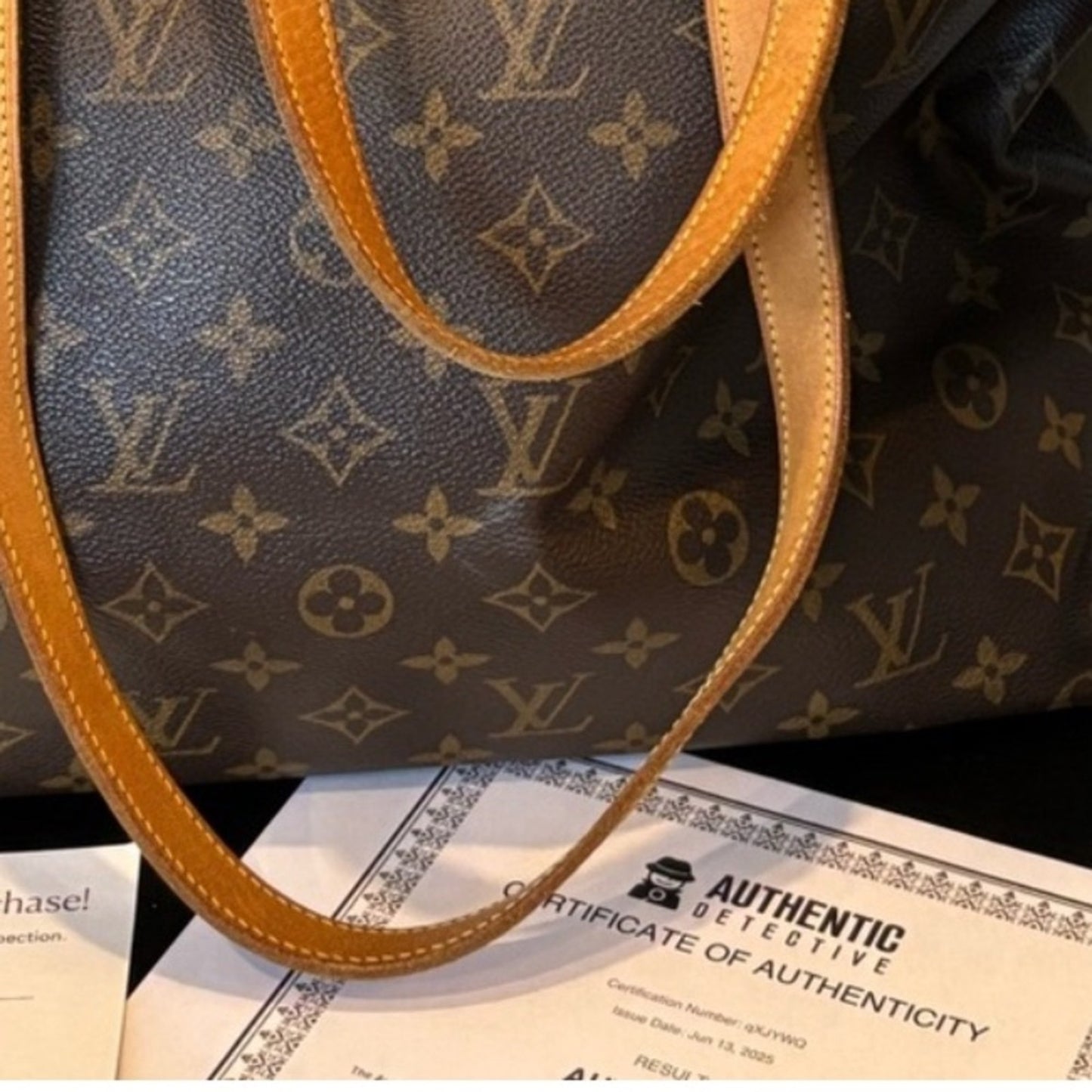 Louis Vuitton Monogram Cabas Mezzo Tote – Vintage Classic with COA