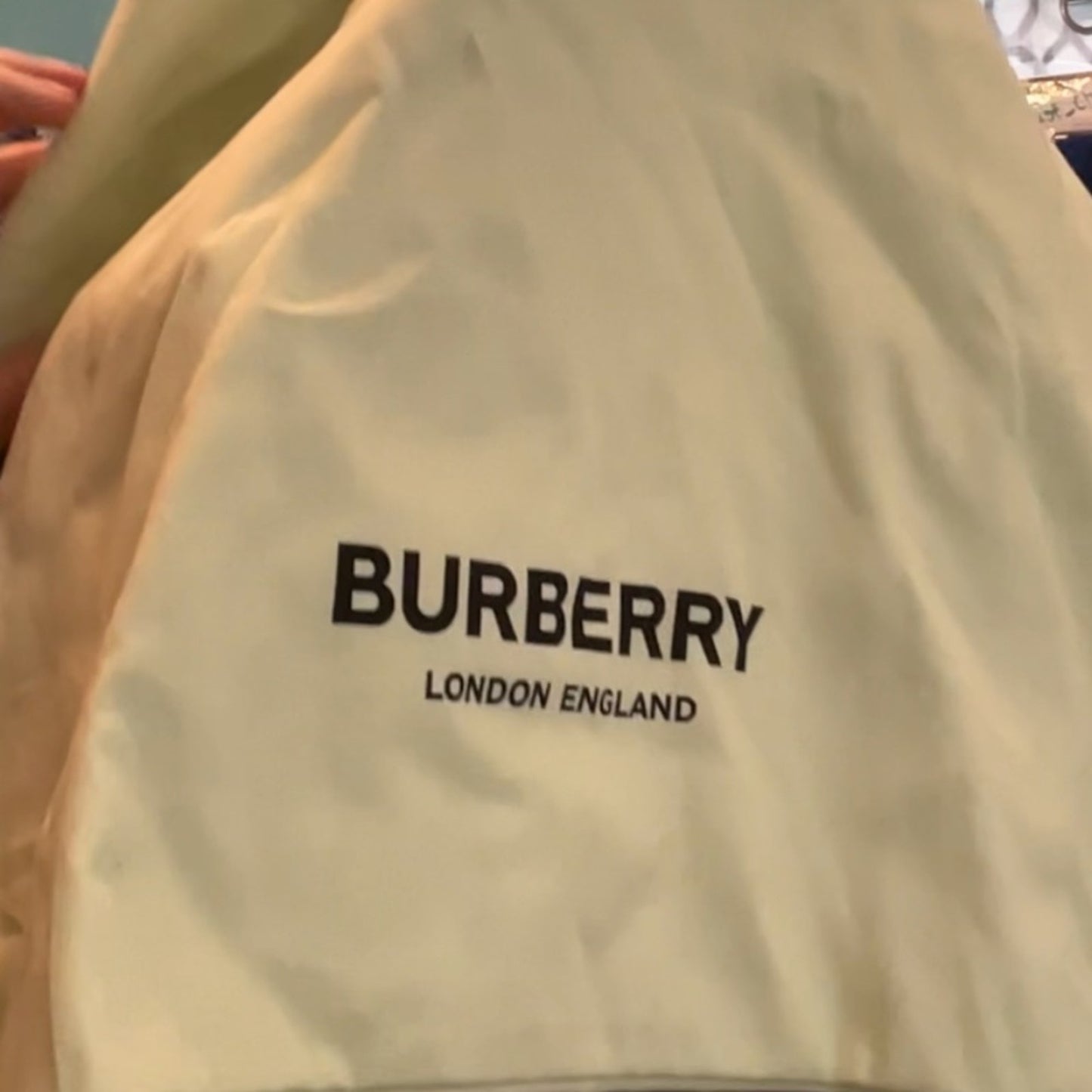 Burberry All Slim Leather Canvas Tote Camel/Black NWT and Dustbag