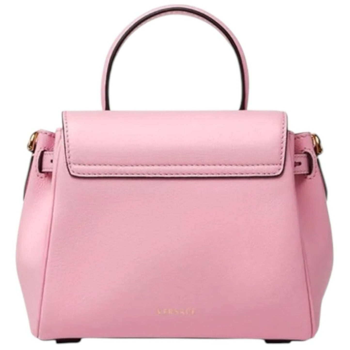 Versace Baby Pink Leather Top Handle Bag NWT