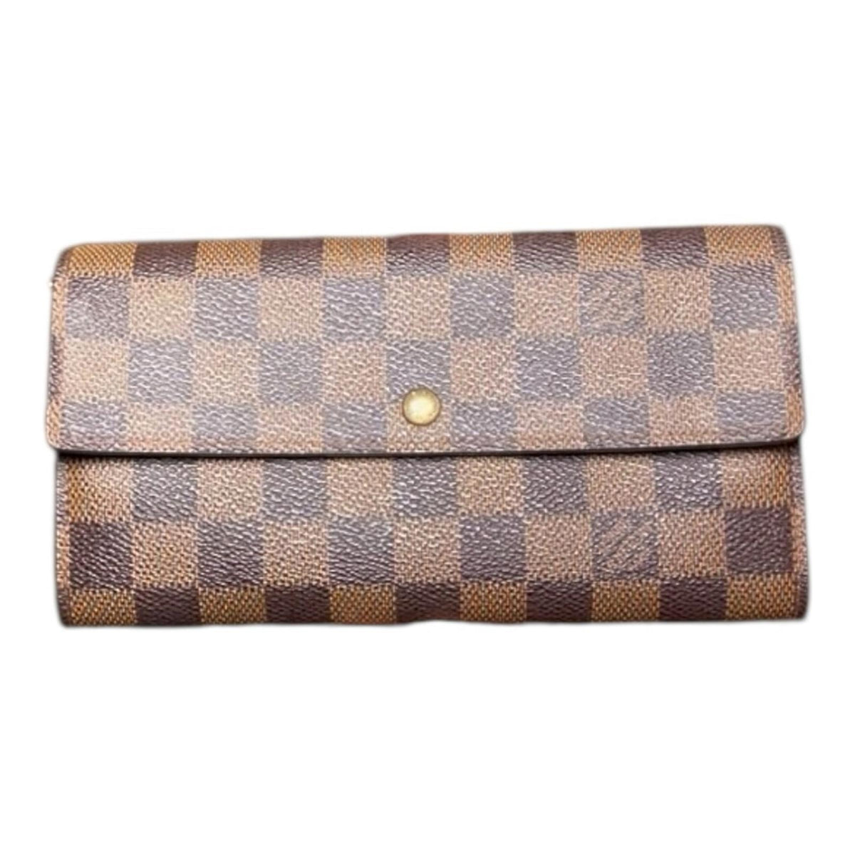 Louis Vuitton Damier Ebene Sarah Wallet w/ Box & COA