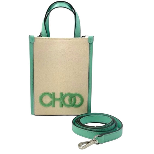 Jimmy Choo Mini Tote Crossbody – Antique Jade NWT full inclusion