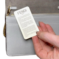 Fendi Monster Pink and Gray Crossbody