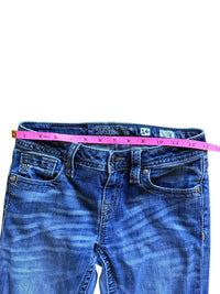 Miss Me Girls Size 14 Skinny Blue Jeans skuO