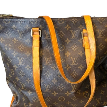Louis Vuitton Monogram Cabas Mezzo Tote – Vintage Classic with COA