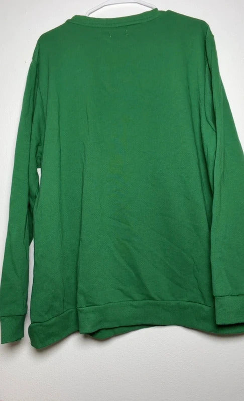 Holiday Time Green crewneck sweatshirt size XL skuM