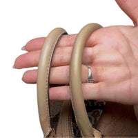 Gucci Guccissima Joy Embossed Leather Boston Bag Beige