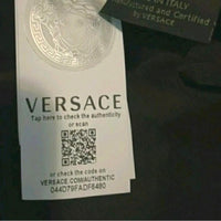 Versace Black and Gold Zip up Jacket