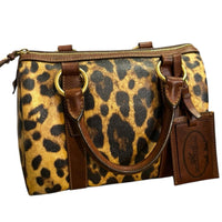 Dolce & Gabbana Leopard Print Boston Bag