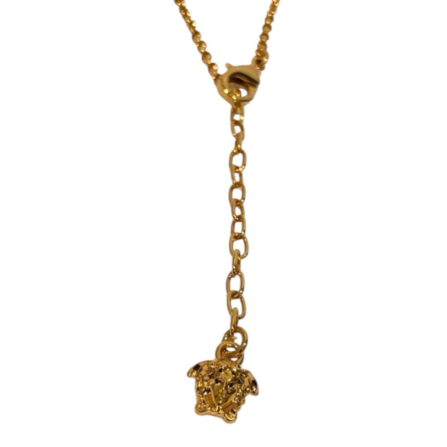 VERSACE Medusa Gold Pendant Necklace – Made in Italy