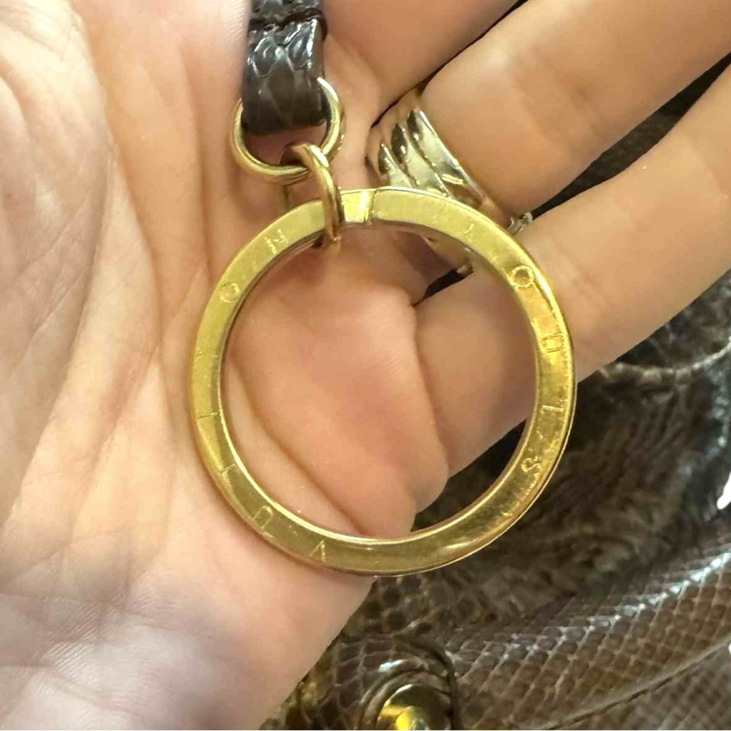 Louis Vuitton RARE Limited Edition Python Artsy MM Tote