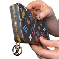 Louis Vuitton Game On Zippy Wallet Black Monogram Canvas