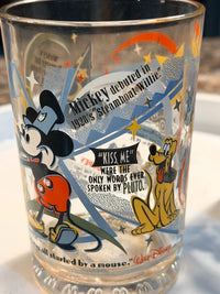 Disney 100 Years of Magic Mickey Mouse Character Glass Set of 2 skuS