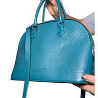 Louis Vuitton Teal Taurillon Leather Alma PM Crossbody Shoulder Bag