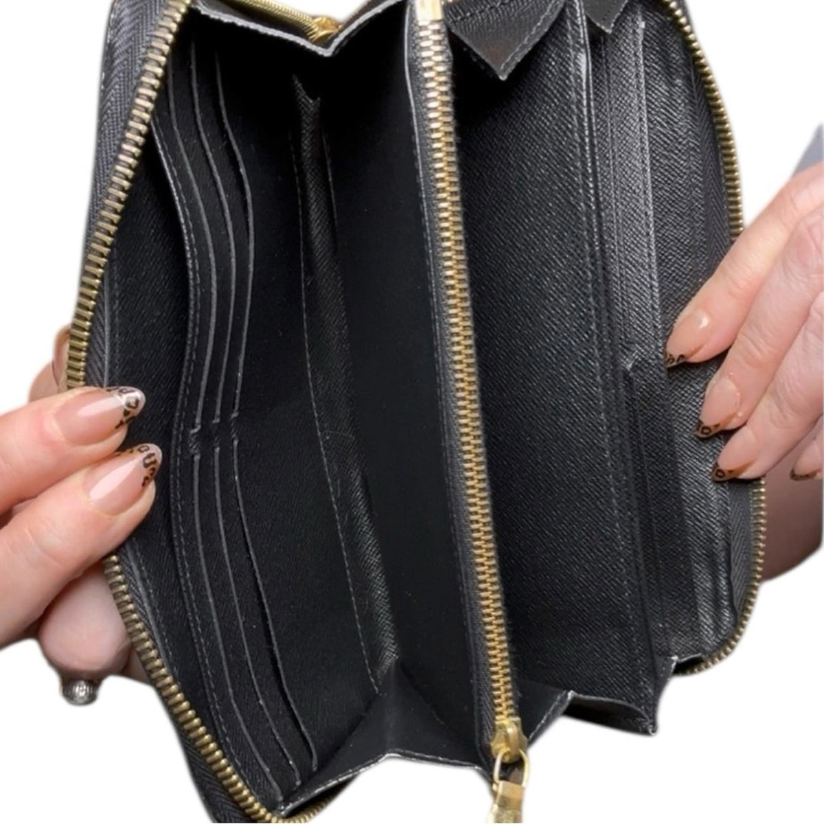 Louis Vuitton Game On Zippy Wallet Black Monogram Canvas