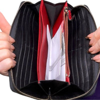 Valentino Garavani VLTN Rockstud Zip-Around Wallet Black w/ COA