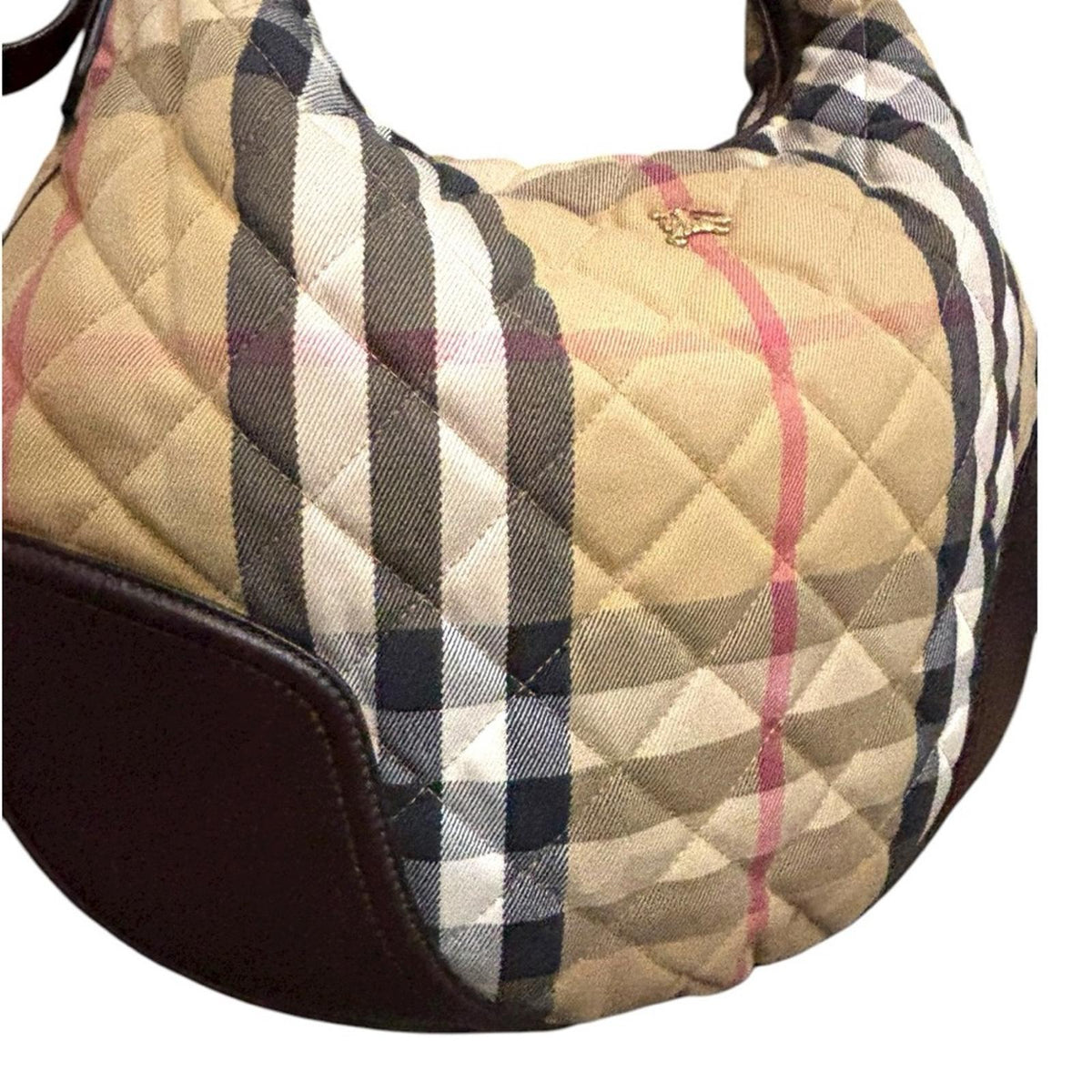 Burberry House Check Quilted Hoxton Hobo