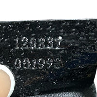 Gucci Black GG Canvas Tote Bag with Patent Trim