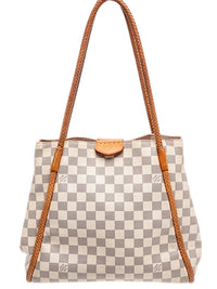 Louis Vuitton Damier Azur Braided Tassel Tote