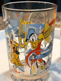 Disney 100 Years of Magic Mickey Mouse Character Glass Set of 2 skuS