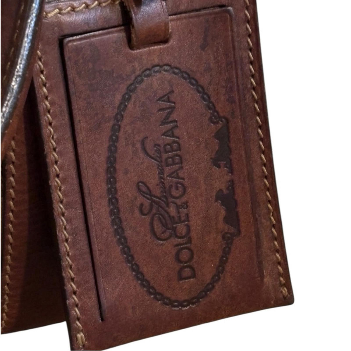 Dolce & Gabbana Leopard Print Boston Bag