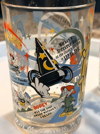 Disney 100 Years of Magic Mickey Mouse Character Glass Set of 2 skuS