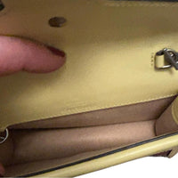 Gucci Dionysus Super Mini Leather Shoulder Bag Tricolor Red Yellow Blue