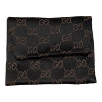 Gucci Silver Metal Leather Keychain with Box & Pouch