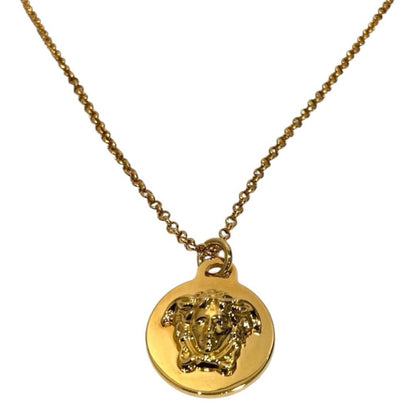 VERSACE Medusa Gold Pendant Necklace – Made in Italy