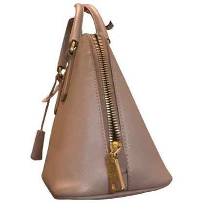 Prada Small Saffiano Lux Promenade Bag  Blush Pink