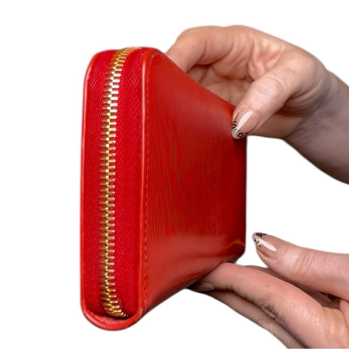 Prada Vitello Move Zip Around Wallet Red Lacca 1