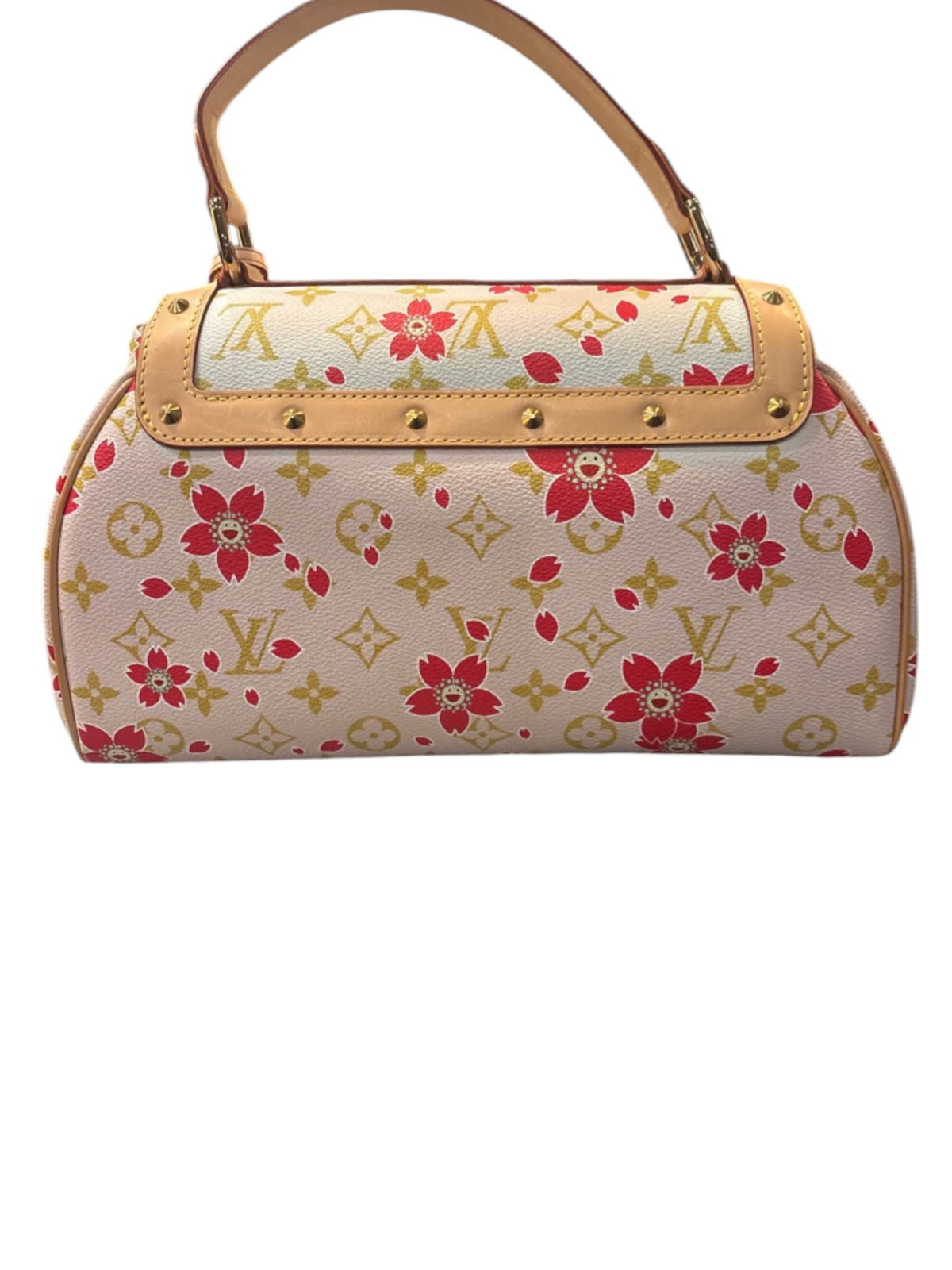 Louis Vuitton Cherry Blossom Sac Retro PM Monogram Handbag Takashi Murakami