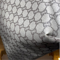 GUCCI Plus Vintage GG Supreme Tote Bag Beige Brown Canvas