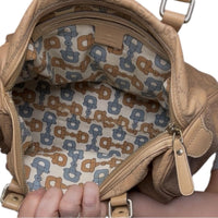 Gucci Guccissima Joy Embossed Leather Boston Bag Beige