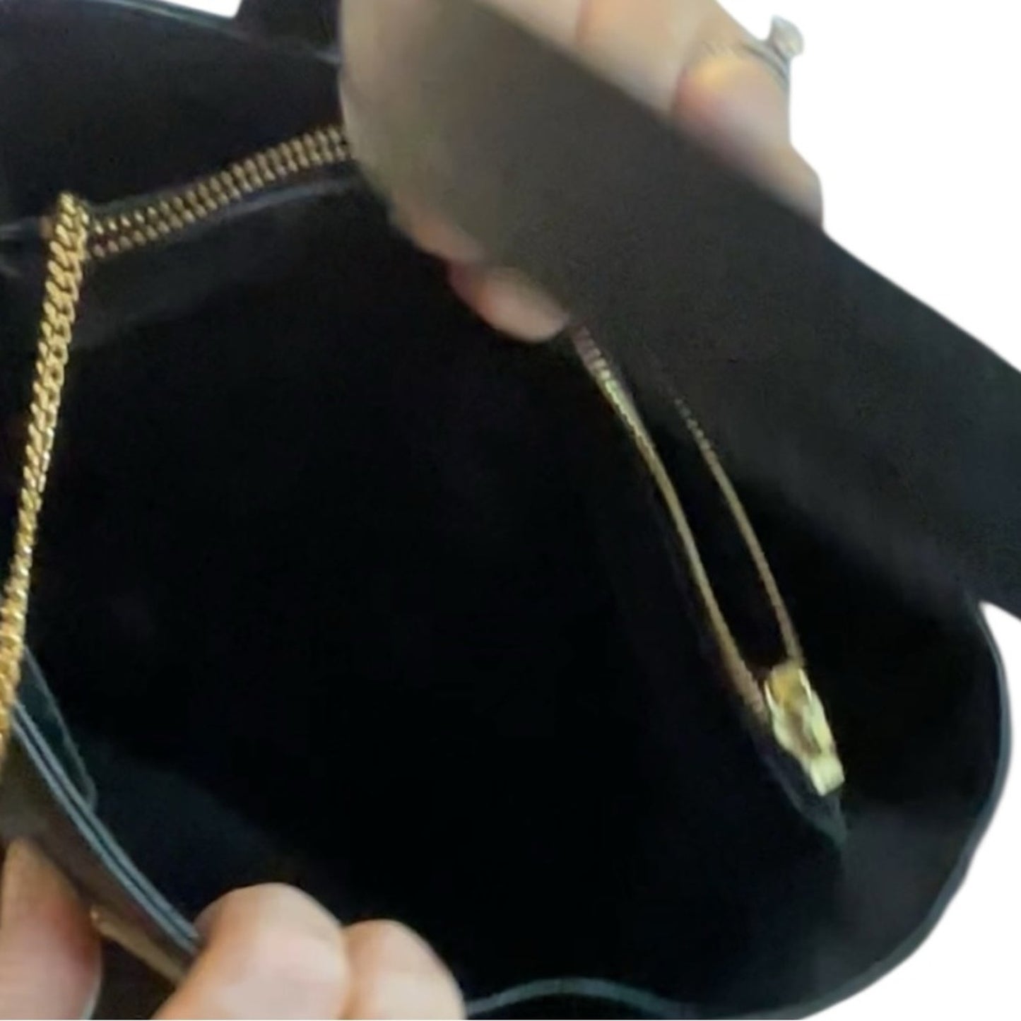 MCM Black Visetos Structured Tote Bag + Matching Pouch