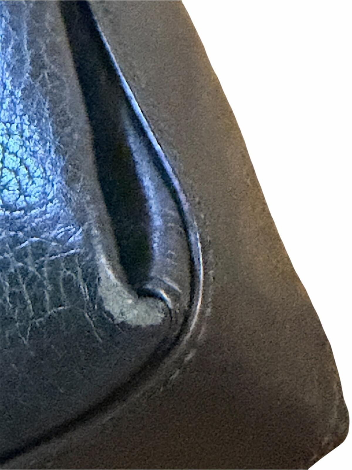 Gucci Black Leather Crossbody with Gold Chain