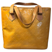 Louis Vuitton Houston Yellow Monogram Vernis Tote