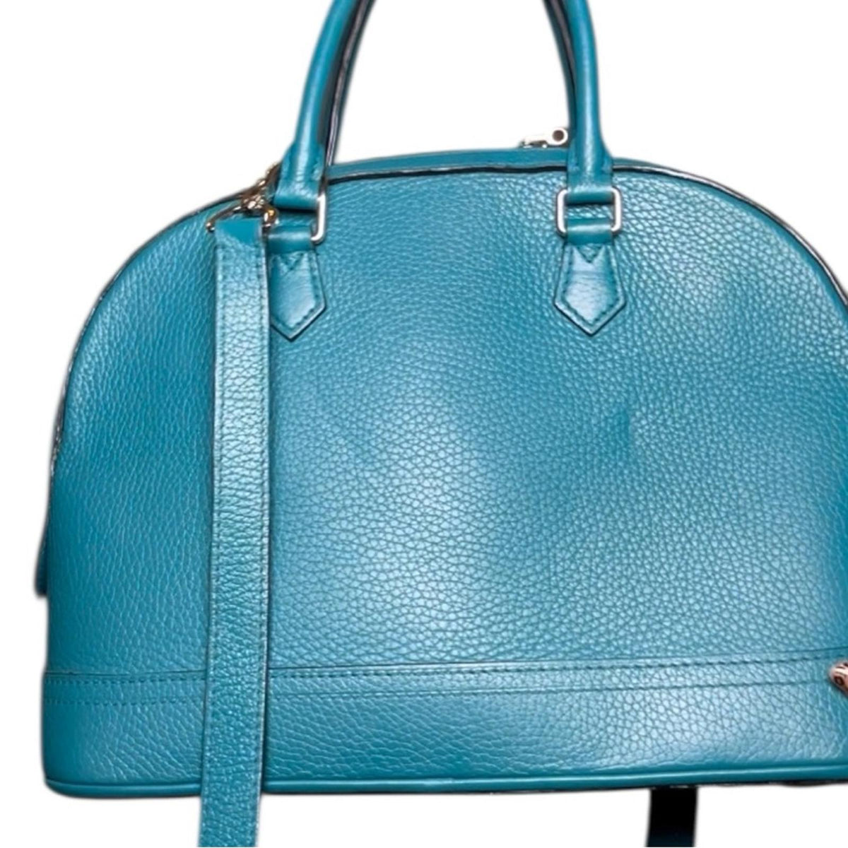 Louis Vuitton Teal Taurillon Leather Alma PM Crossbody Shoulder Bag