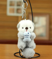 Cute Sea Otter Plush Keychain