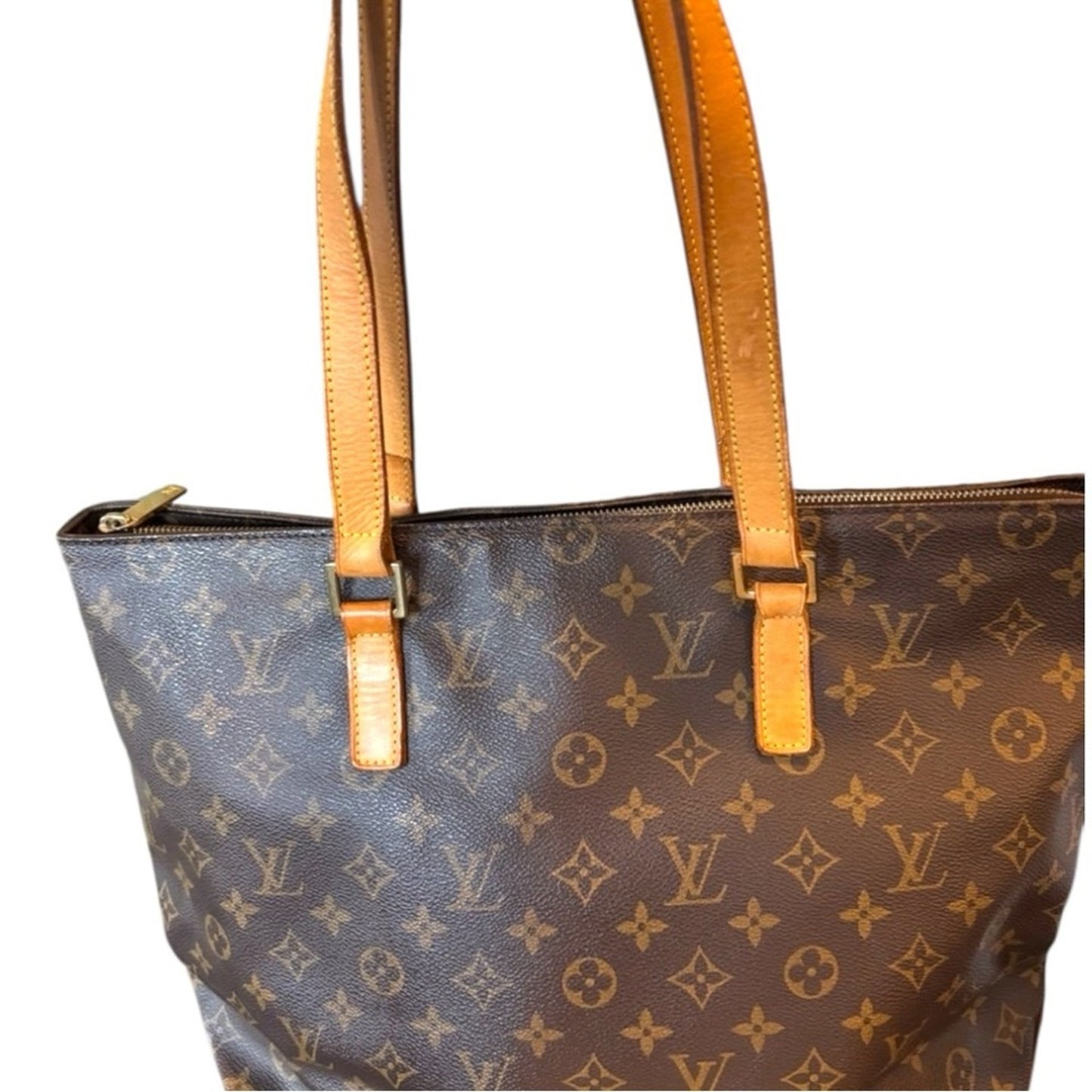Louis Vuitton Monogram Cabas Mezzo Tote – Vintage Classic with COA