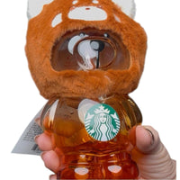 Starbucks Orange Bear Cup with Red Panda Hood Limited Edition Tumbler