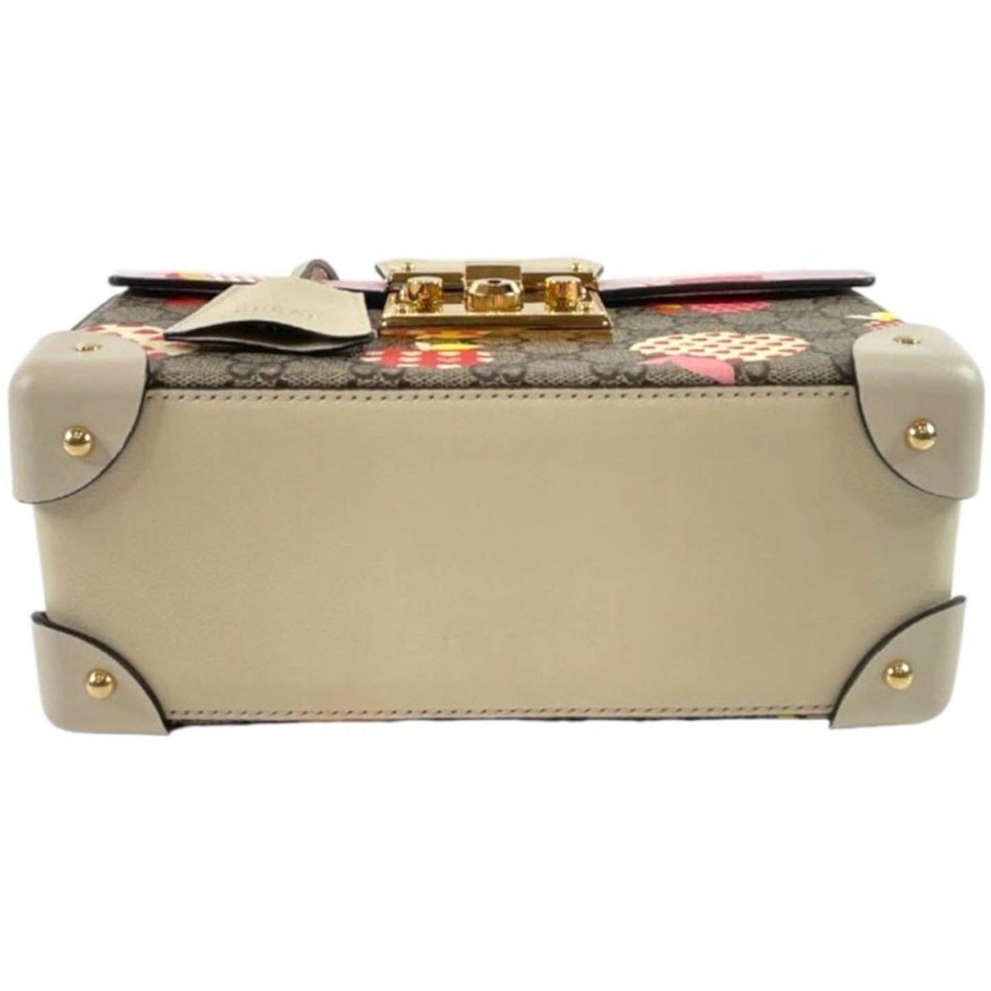 Gucci Limited Edition Padlock GG Supreme Apple Print Shoulder Bag
