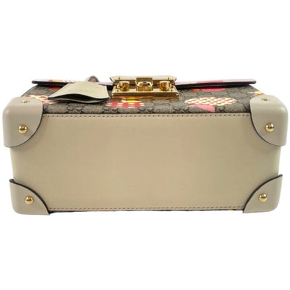 Gucci Limited Edition Padlock GG Supreme Apple Print Shoulder Bag