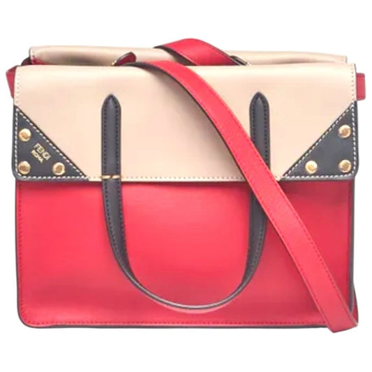 Fendi RARE & DISCONTINUED Grace Medium Flip Bag Red Tri-Color Leather