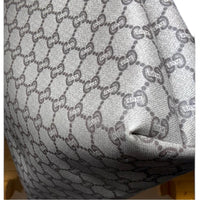 GUCCI Plus Vintage GG Supreme Tote Bag Beige Brown Canvas