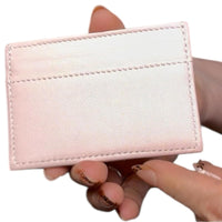 Versace Pink Quilted Leather Medusa Card Holder