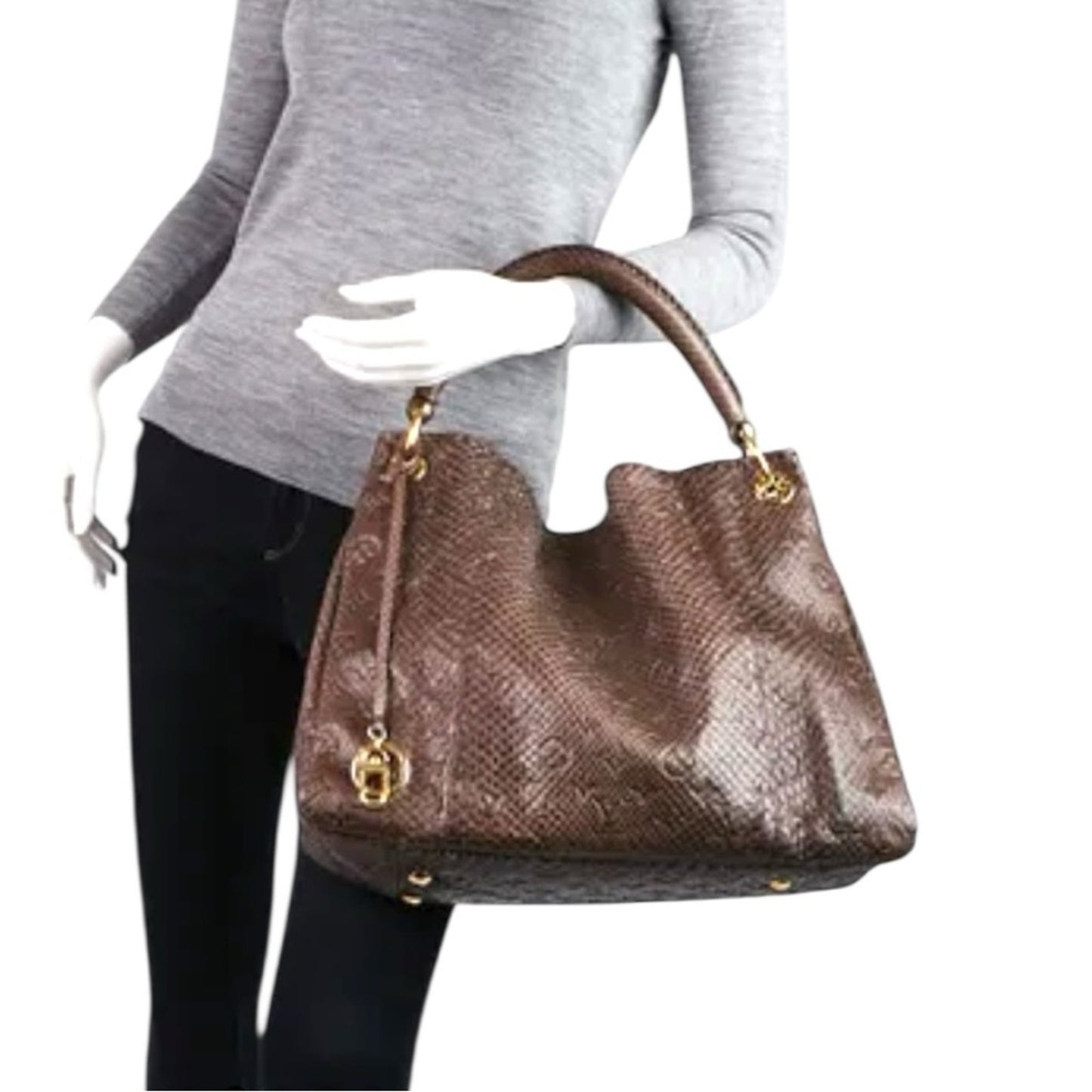 Louis Vuitton RARE Limited Edition Python Artsy MM Tote