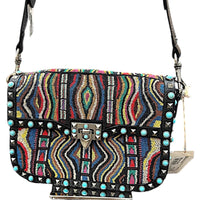 Valentino Garavani Rockstud Beaded Santeria Shoulder Bag NWT